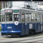 現役の650形。当時8月9日には運転を再開したという広島電鉄。カラーも復元。